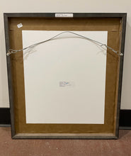 Load image into Gallery viewer, Framed Vintage Postcard (Notre Dame) with Linen Mat from Arhaus
