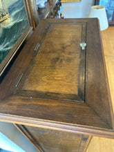 Load image into Gallery viewer, Vintage Pull Down Pine Cabinet with Top Storage
