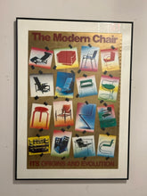 Load image into Gallery viewer, Framed Poster &quot;The Modern Chair&quot; Designed by John van Hamersveld
