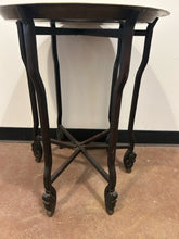 Load image into Gallery viewer, Vintage Asian Tray Table on Folding Wood Base
