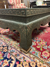Load image into Gallery viewer, Vintage Chinoiserie Cocktail Table with  Fret Grid Center Design from Baker
