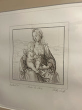Load image into Gallery viewer, Framed Print &quot;Virgin and Child&quot; by Raphael
