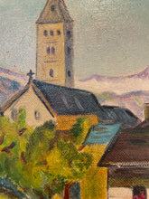 Load image into Gallery viewer, Framed Oil &quot;Townscape&quot; by Fritz Muhlbrecht
