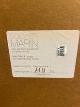 Load image into Gallery viewer, Large Framed Print &quot;Blue Chairs&quot; from Soicher Marin

