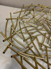 Load image into Gallery viewer, Gold Tube Decorative Bowl
