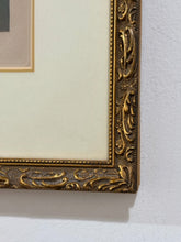 Load image into Gallery viewer, Print of "Mrs. Pelham Feeding Chickens" in Gold Frame
