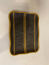 Load image into Gallery viewer, Black &amp; Gold Basalt Tray from Mottahedeh
