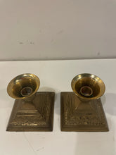 Load image into Gallery viewer, Pair of Brass Candleholders
