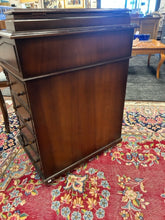 Load image into Gallery viewer, Antique Burr Walnut Davenport Desk with Leather Top from England
