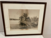 Load image into Gallery viewer, Farm Scene Original Etching by McCary
