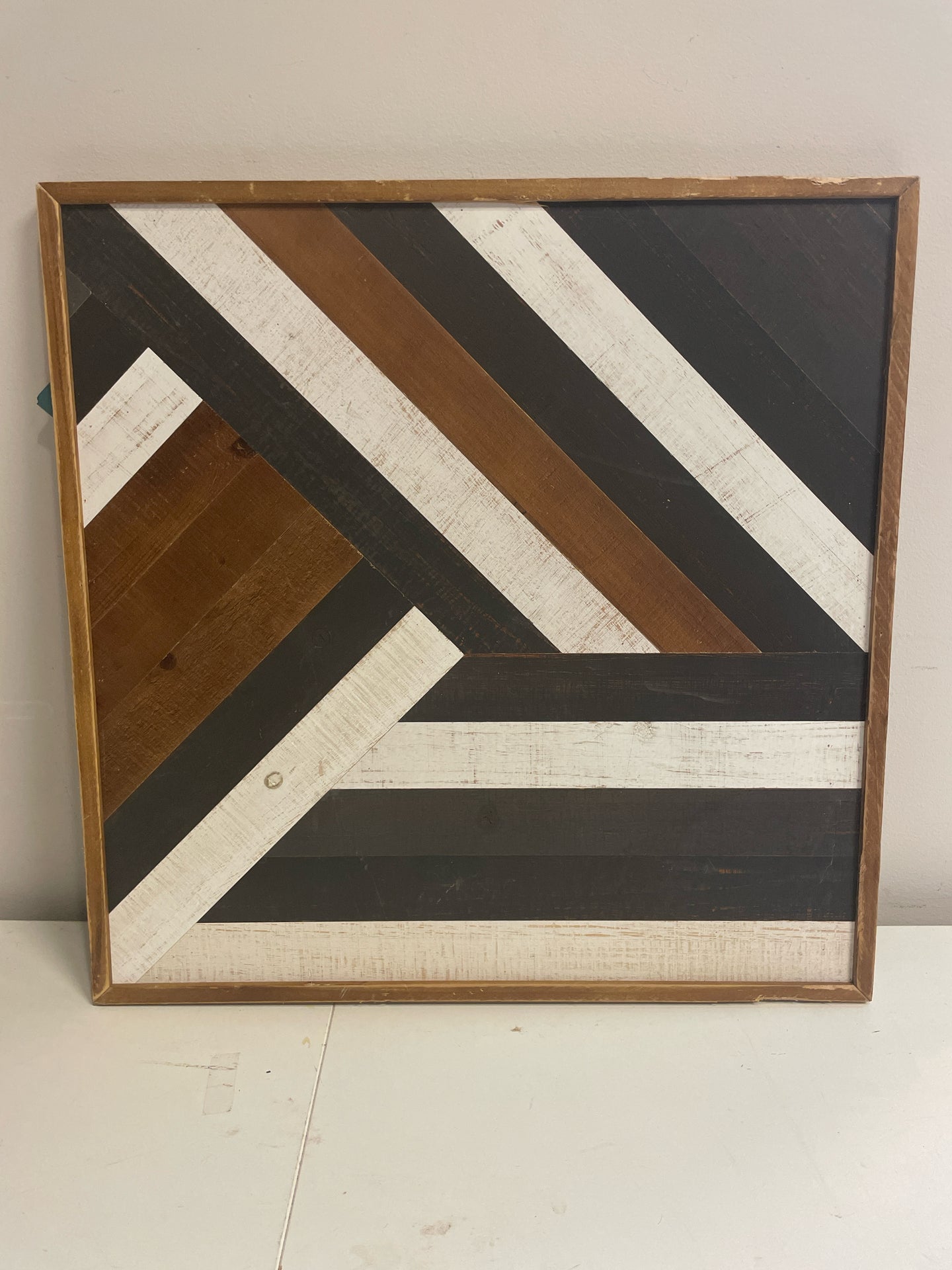 Ballez Shiplap Wood Plank Art from Kate & Laurel