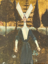 Load image into Gallery viewer, Oil of Nun in Flower Garden, Roma Italy
