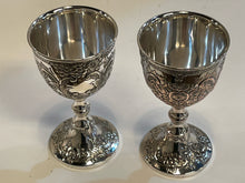 Load image into Gallery viewer, Pair of Small Silver Goblets
