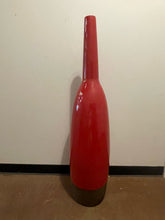 Load image into Gallery viewer, Tall Red Decorative Vessel

