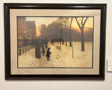 Load image into Gallery viewer, Framed Print &quot;Boston Common at Twilight&quot; by Childe Hassam, signed
