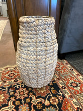 Load image into Gallery viewer, Water Hyacinth Cylinder Basket
