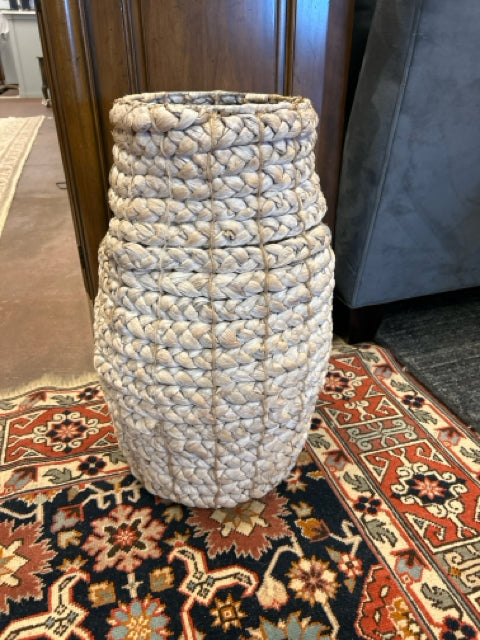Water Hyacinth Cylinder Basket