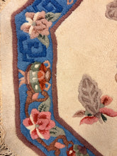 Load image into Gallery viewer, Floral Octagonal Wool Area Rug
