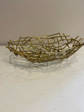 Load image into Gallery viewer, Gold Tube Decorative Bowl
