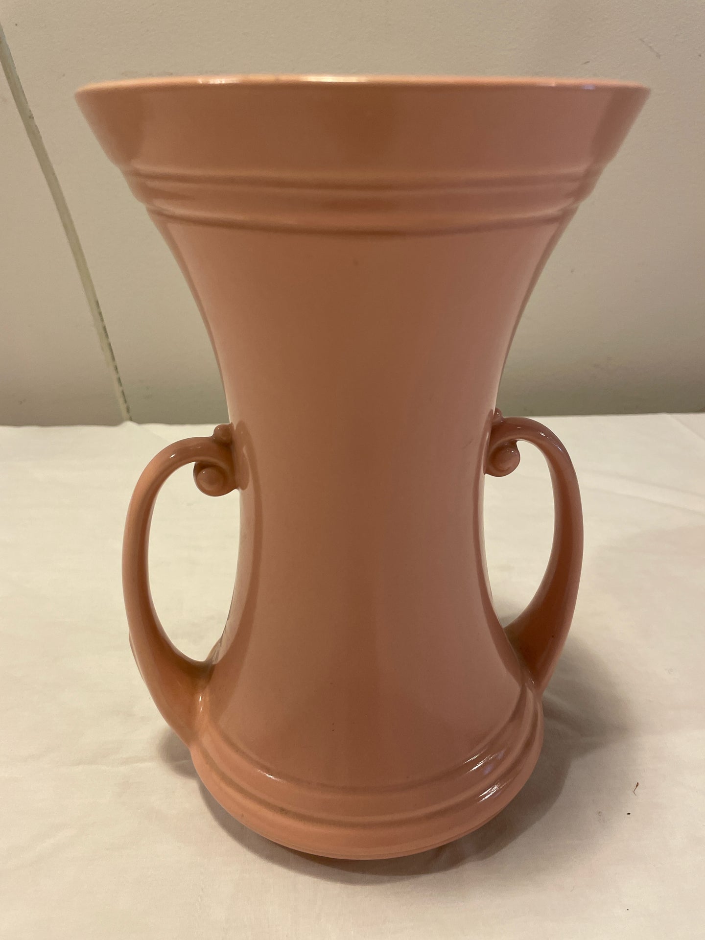 Matte Pink Vase from Abingdon Pottery