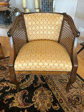 Load image into Gallery viewer, Pair of Vintage MCM Barrel Chairs with Cane Sides

