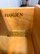 Load image into Gallery viewer, Three Drawer Dresser with  Brass Hardware form Harden Furniture for Walter E. Smithe

