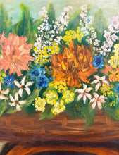 Load image into Gallery viewer, Original Acrylic Painting of Woman Carrying Flowers by Sonya, signed
