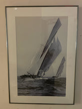 Load image into Gallery viewer, Framed Print of Sailboats from Beken of Cowes
