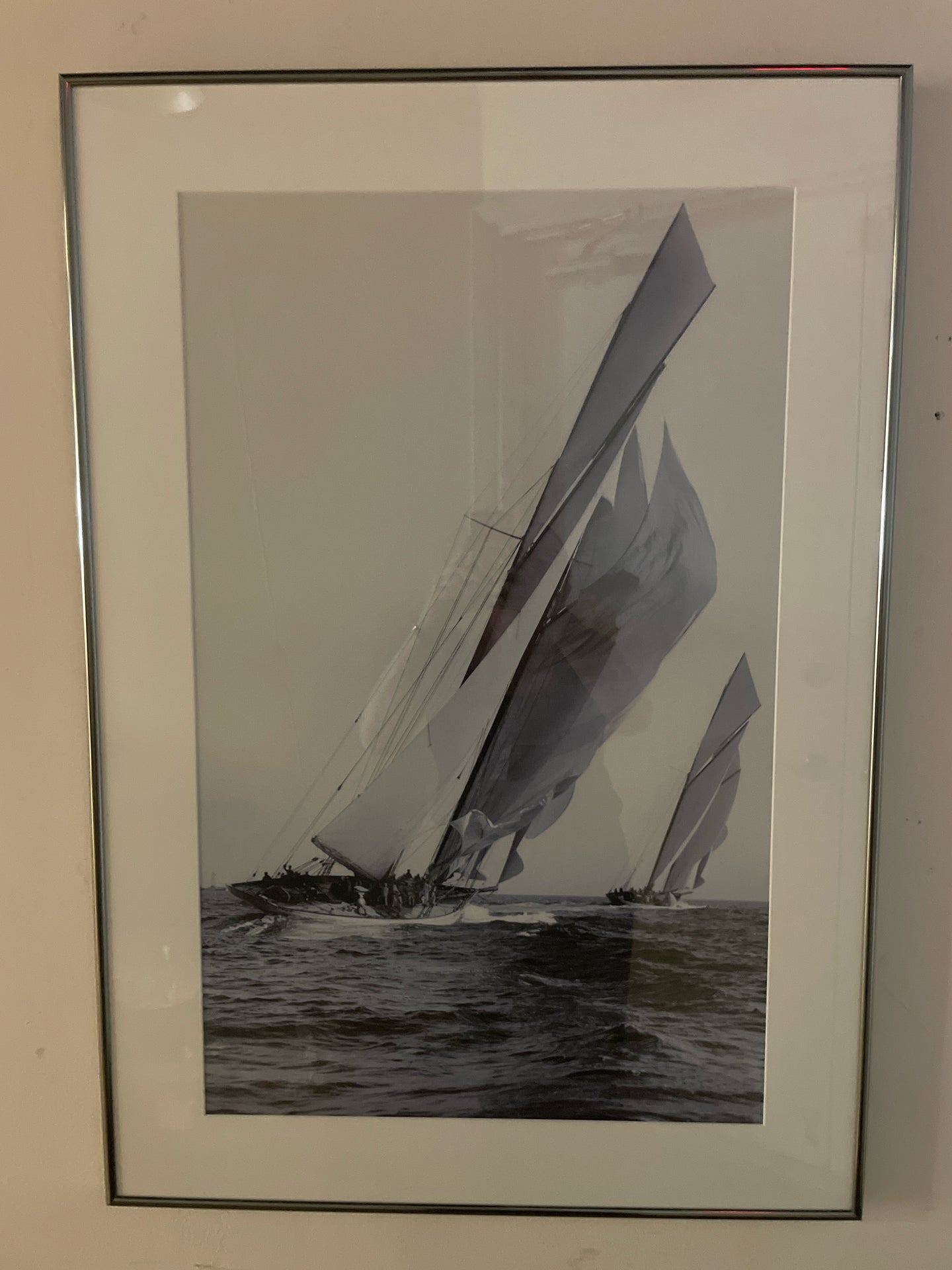 Framed Print of Sailboats from Beken of Cowes