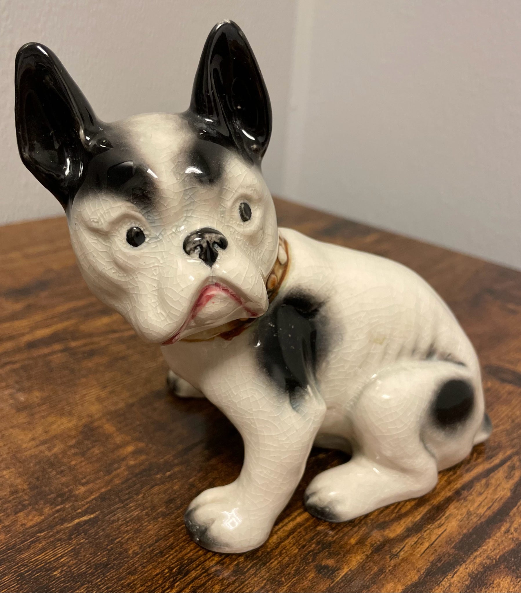 〜50s Vintage Chalkware French Bulldog 置物 50s Vintage Chalkware French Bulldog 置物 50s Vintage