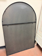 Load image into Gallery viewer, Large Metal Arched Window Pane Wall Mirror
