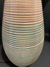Load image into Gallery viewer, Pair of Green &amp; Pink Ceramic Lamps
