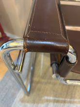 Load image into Gallery viewer, Reproduction Brown &amp; Chrome Wassily Chair
