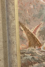 Load image into Gallery viewer, Textured Original Painting &quot;Ships &amp; Citidal&quot; by Patricia Zurini, signed
