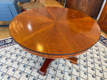 Load image into Gallery viewer, Cherry Louis Philippe Pedestal Dining Table with  2 Leaves from Grange Furniture
