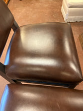 Load image into Gallery viewer, Pair of Leather Bar Stools from Ethan Allen
