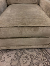 Load image into Gallery viewer, Taupe Velvet Swivel Arm Chair from Taylor King
