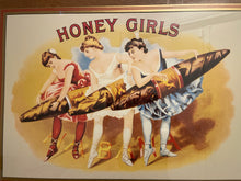 Load image into Gallery viewer, Framed Vintage Poster &quot;Honey Girls&quot;  Habana Cigars
