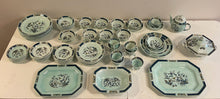 Load image into Gallery viewer, 8 Place Settings Adams Ming Toi Blue Calyx Ware (Ironstone) with Serving Pieces from Wedgwood
