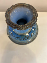 Load image into Gallery viewer, Blue Pottery Urn, signed
