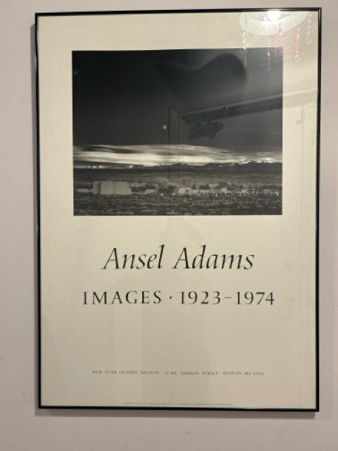 Vintage Framed Ansel Adams Poster 