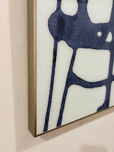 Load image into Gallery viewer, Abstract Reproduction Print "Timeless Blue" by Edith Phelps
