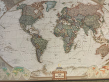 Load image into Gallery viewer, Framed National Geographic &quot;The World&quot;  Print
