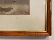 Load image into Gallery viewer, Framed &quot;Capriole&quot; by J. Plank, signed
