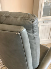 Load image into Gallery viewer, Grey Leather Office Chair from Arhaus
