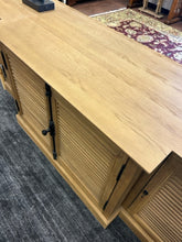 Load image into Gallery viewer, Shutter Front Media Cabinet/Credenza From Restoration Hardware
