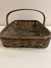 Load image into Gallery viewer, Shallow One Handle Wicker Flower Basket
