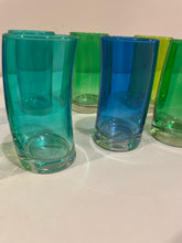 Load image into Gallery viewer, Eight Handmade Colorful  Glasses made in Germany
