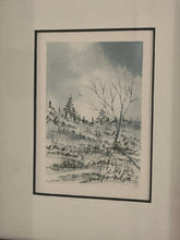Load image into Gallery viewer, Framed Print of Snowy Landscape by Jack Scott, signed
