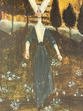 Load image into Gallery viewer, Oil of Nun in Flower Garden, Roma Italy
